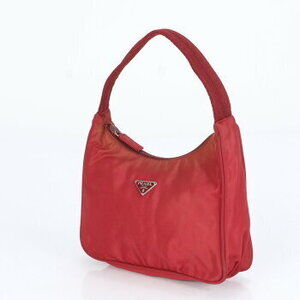 Prada Tote Handbag Triangle Hobo Shoulder Nylon Tessuto